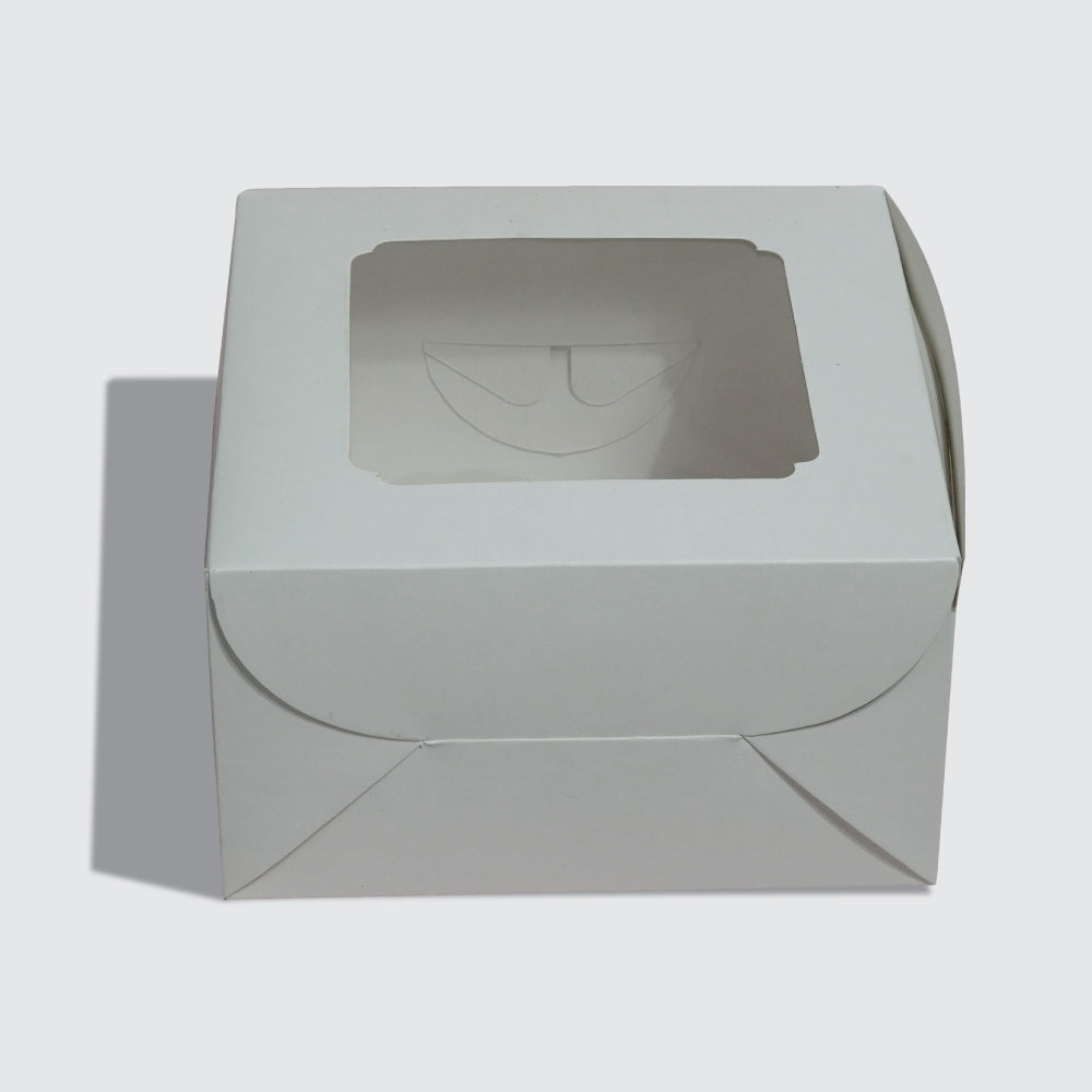 White Cake Box with window 2