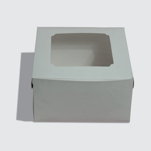 White Cake Box with window 2