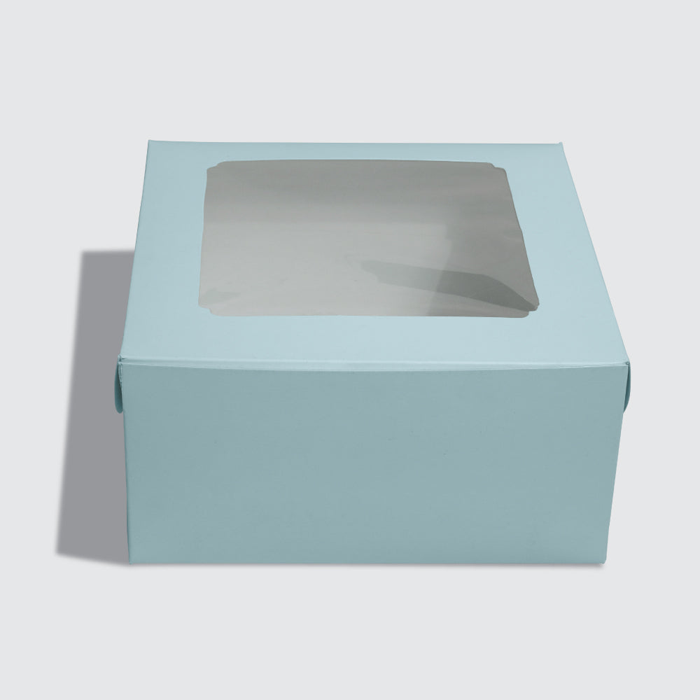 White Cupcake / Brownie / Cake / Cookie / Donut / Macarons box with a window (without Cavities) 1